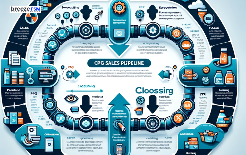 BreezeFSM CPG sales pipeline